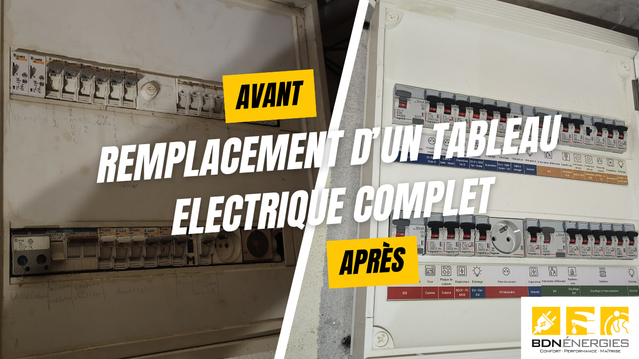 Plonéour-Lanvern - Remplacement de tableau électrique
